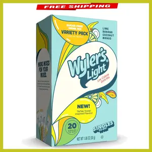 Flavorful Hydration On-The-Go: Wyler's Light Variety Pack, 20 Count Drink Mix