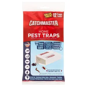 AP&G 273602 Catchmaster Value Pack Home Pest Traps - 12 Count