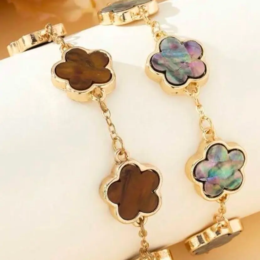 Cloverleaf gold bracelet