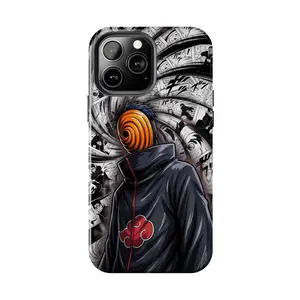 Obito Tobi Akatsuki Case for iPhone 17-7 Pro Max Plus & Samsung Galaxy S25-S21 Ultra Plus - Naruto Manga Collage Aesthetic Kamui Phone Cover
