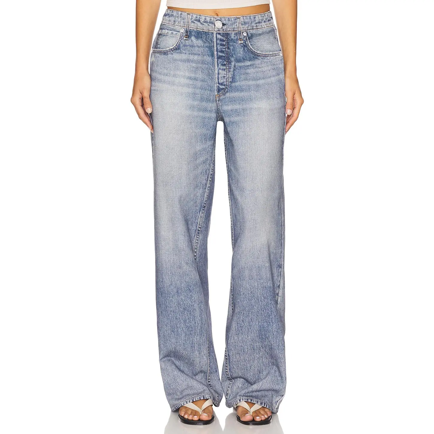 Rag & Bone rb Miramar Terry Wide Leg Jeans in Scarlet Rag & Bone rb Miramar Terry Wide Leg Jeans in Scarlet