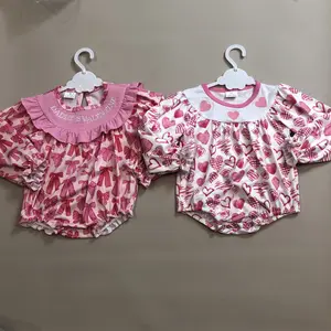 Baby Girl Clothes Valentines Day Clothes Cute Embroidery Girl Winter Clothes Onesie