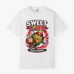 Graphic Nebraska Basketball Sweet 16 Corn Shirt, March Madness Tee, Gift For Fan ATT10