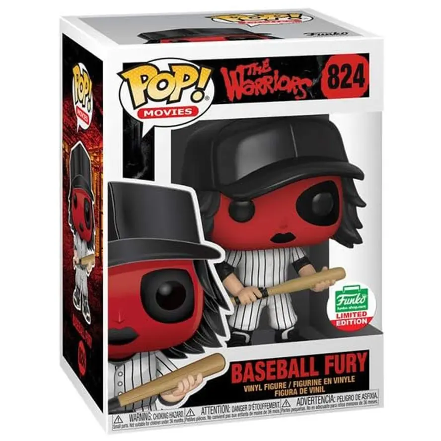 Funko POP! Baseball Fury (Red) The Warriors #824 [CM sticker]