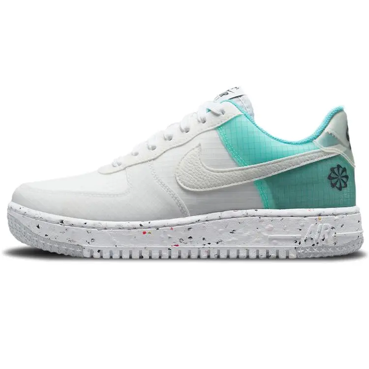 Nike Air Force 1 Low Crater M2Z2 Move To Zero Dynamic Turquoise Durable Non-slip Skate Shoes Women's DO7692-101