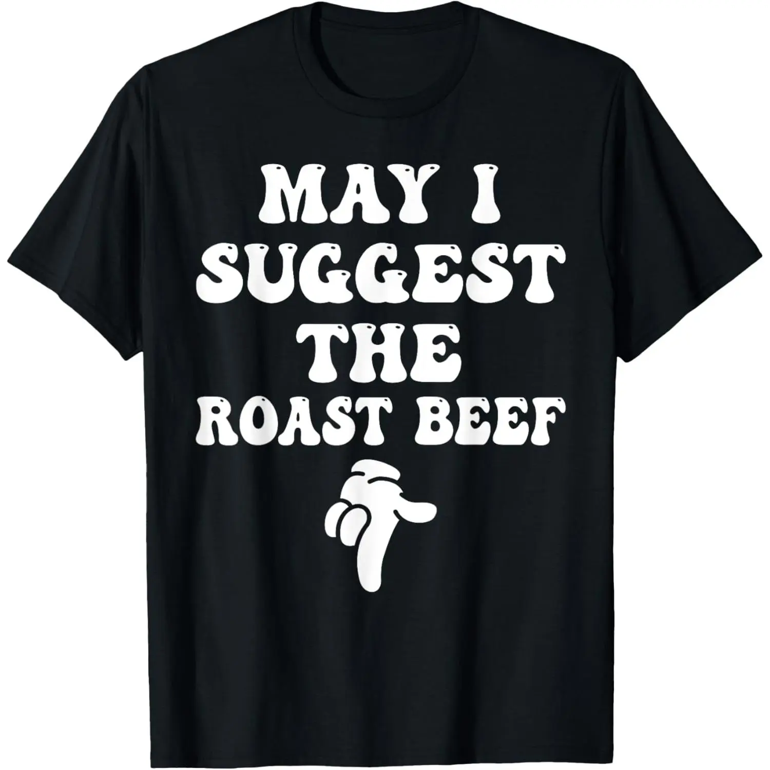 Men's Funny Graphic T-Shirt with "Roast Beef" Saying - Soft Polyester-Cotton Loose Fit Fashion Top for Casual Daily Wear, Tshirt, Round Neck, Meme Shirts Funny, Graphic Print, Sports, Funny Finds