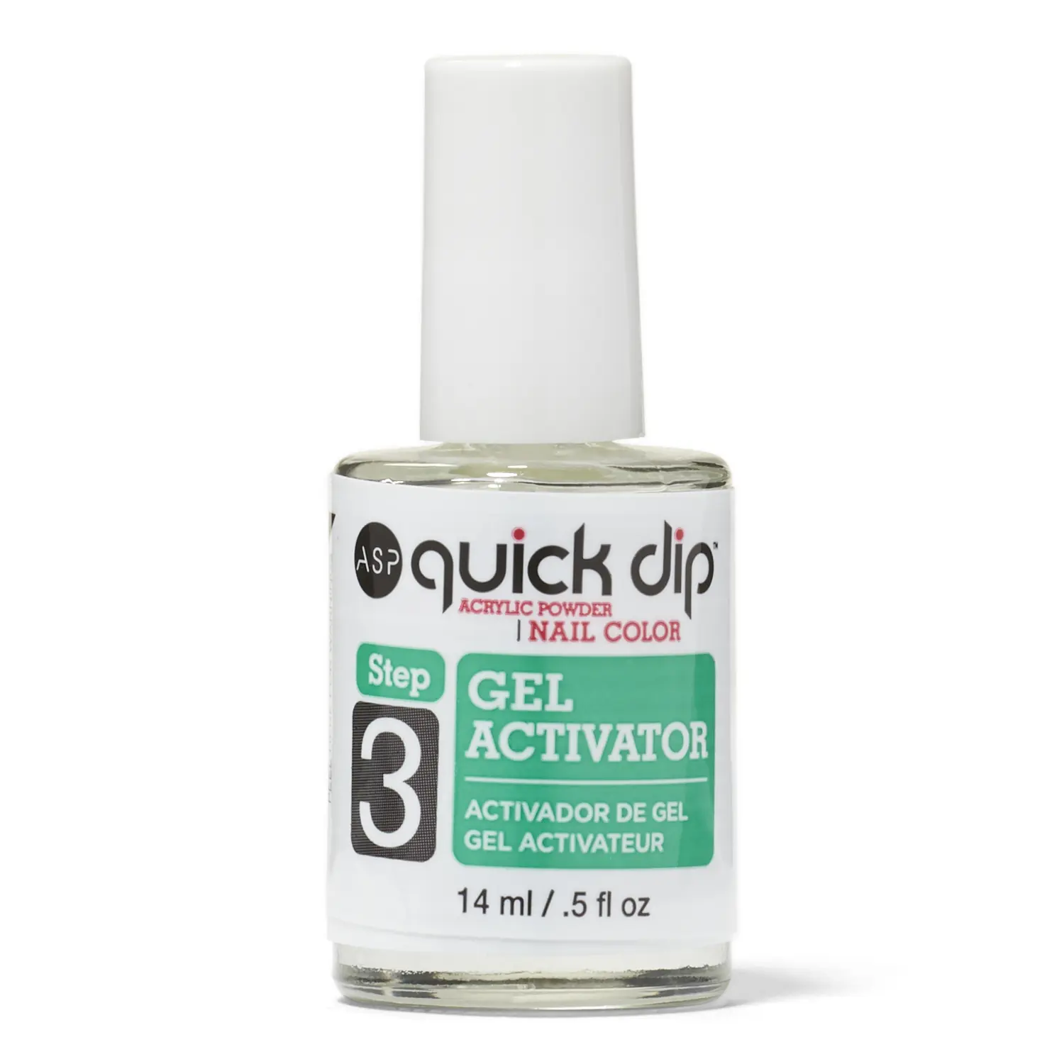 ASP Step 3 Quick Dip Activator, .5 oz, Manicure, Nail Art