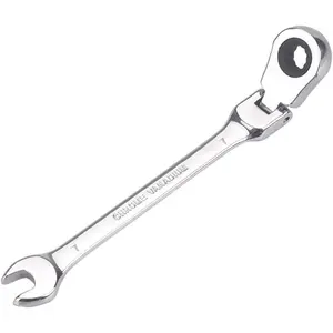 7mm Metric Flex-Head Ratchet Wrench,Box End Head 72-Tooth Ratcheting Combination Wrench Spanner
