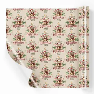 My First Christmas Wrapping Papers, Christmas Bear Wrapping Paper, Baby First Christmas, Teddy Bear Christmas Wrapping Paper.