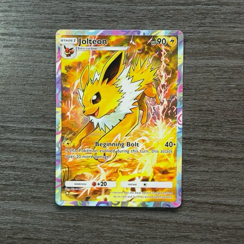 Jolteon Full Art - Fan Made Art Card - Pokmon TCG Pocket Proxy - TikTok  Shop