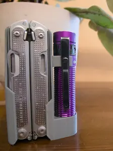 OMNI 3 - Convenient Belt Clip & Holster for ARC and Baton - Leatherman Multitool - Tool NOT Included