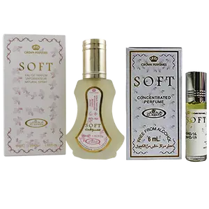 (2pc Bundle Pack) Soft - 35ml Perfume Spray + 6ml Roll-On Oil by Al-Rehab