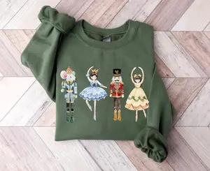 Nutcracker Shirt Christmas Sweater for Women, Nutcracker Sweatshirt, Sugar Plum Fairy shirt, Holiday Sweatshirt, Holiday Sweater, Christmas Tee Gift for her