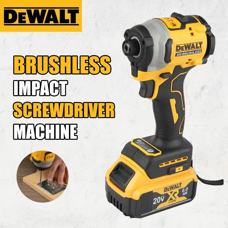 DeWalt DCF850 Brushless 20V Lithium ion Screwdriver, Electric Drill, Car Repair Electric Tool