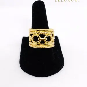108 14K Laminated Link Band Ring | Adjustable | High Quality Daily Wear