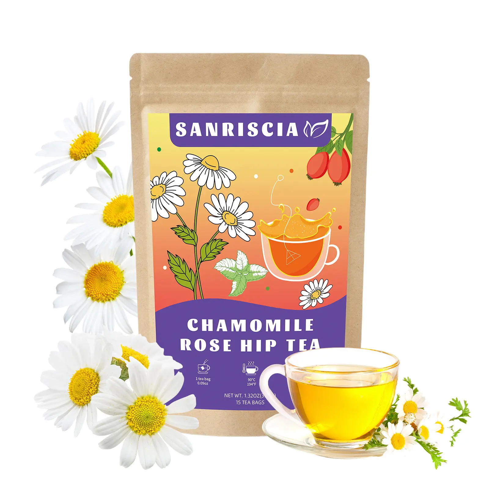 Raspberry Leaf Herbal Tea – With Chamomile & Rose, Gentle Comfort for Menstrual Days,  red rasberry leaf tea  Beverage loaded tea beverage wellness tea organic kidney cleanse tea  wellness tea kidney tea formula ginseng pcos relief cool relief