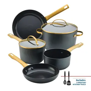 Forged Induction Ceramic 9-Piece Cookware Set