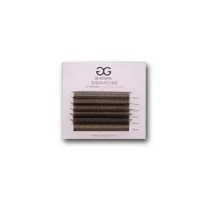 Signature Mixed Length YY Dark Brown Lashes - D Curl 0.07 x 10 through 15mm