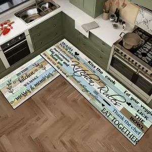 Silica Mud Kitchen Mat, Soft Rubber Material, Anti-Fatigue Design, Minimalist Style, Suitable for Kitchen Bathroom Entryway Laundry Room Living Room