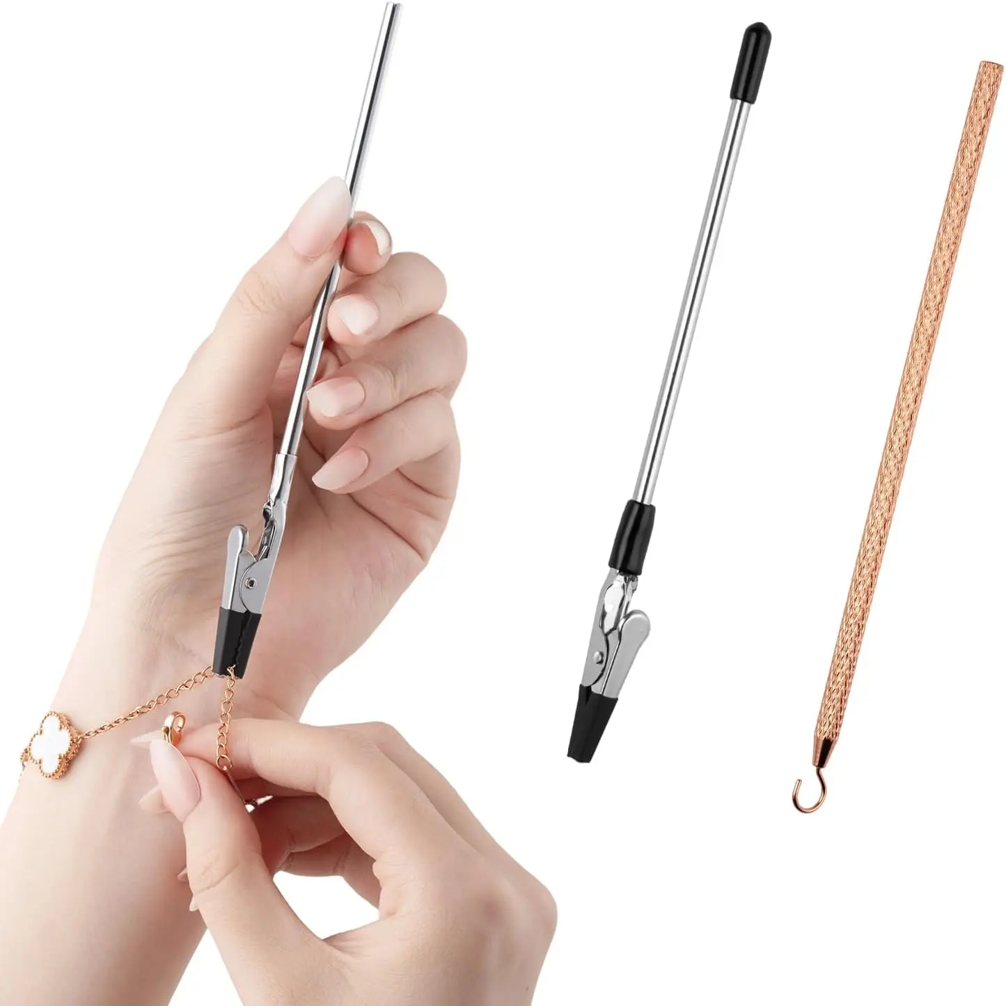 Jewelry Adjuster Tool, 2-Pcs Bracelet Helper for Fashion & Costume Jewelry Accessories