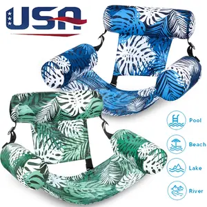 2 Packs Inflatable Pool Floats Adult,Floating Lounge Chairs,Blow up Pool Noodles