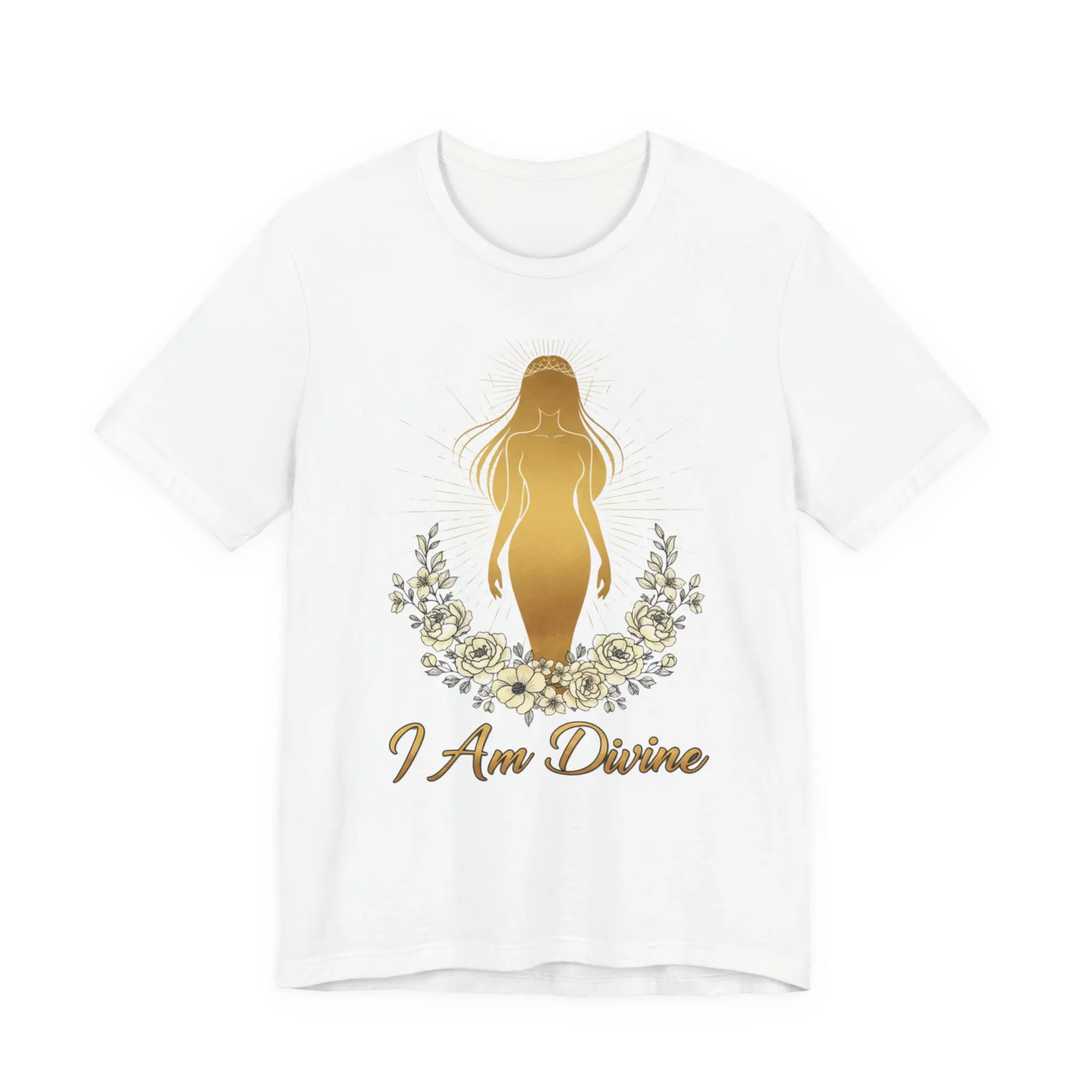 I Am Divine Top I Am A Goddess T-Shirt | Goddess Quote Tee | Comfort Top | Comfy shirt | Soft top