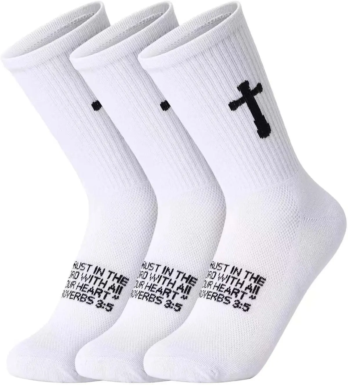 Men's Christian Paisley Print Socks, Religious All Seasons Menswear, Gift for Dad, Husband for Father's Day & Christmas, Socks Pairs, Multiple Packs, Nylon Blend, Holiday Socks