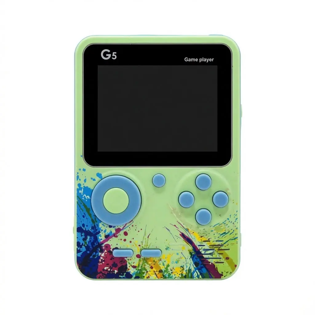 G5 Handheld Game Box Game Player 3" Screen -Green