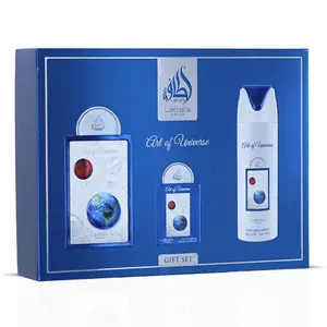 Lattafa Pride Art of Universe 3-Piece Eau de Parfum Gift Set | A Cosmic Dance of Citrus & Warmth – Bold, Fresh, Infinite (Gift Set)