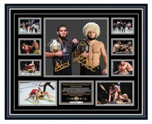 Khabib Nurmagomedov & Islam Makhachev Poster Print Unframed Wall Art UFC Edition Memorabilia Khabib Nurmagomedov & Islam Makhachev Poster Print Unframed Wall Art UFC Edition Memorabilia