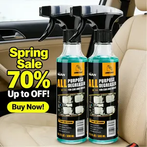 Nuan Multi-purpose cleaning spray: A versatile household cleaner suitable for various applications, including kitchens, bathrooms, and car interiors and exteriors. Effectively removes grease and grime,NUAN heavy duty degreaser cars accessories car stuff