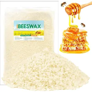 White  Beeswax Pellets 1LB,  Beeswax, Beeswax for Candle Making, ,  Care DIY, Lip Balm, Soap and Lotion Making Supplies