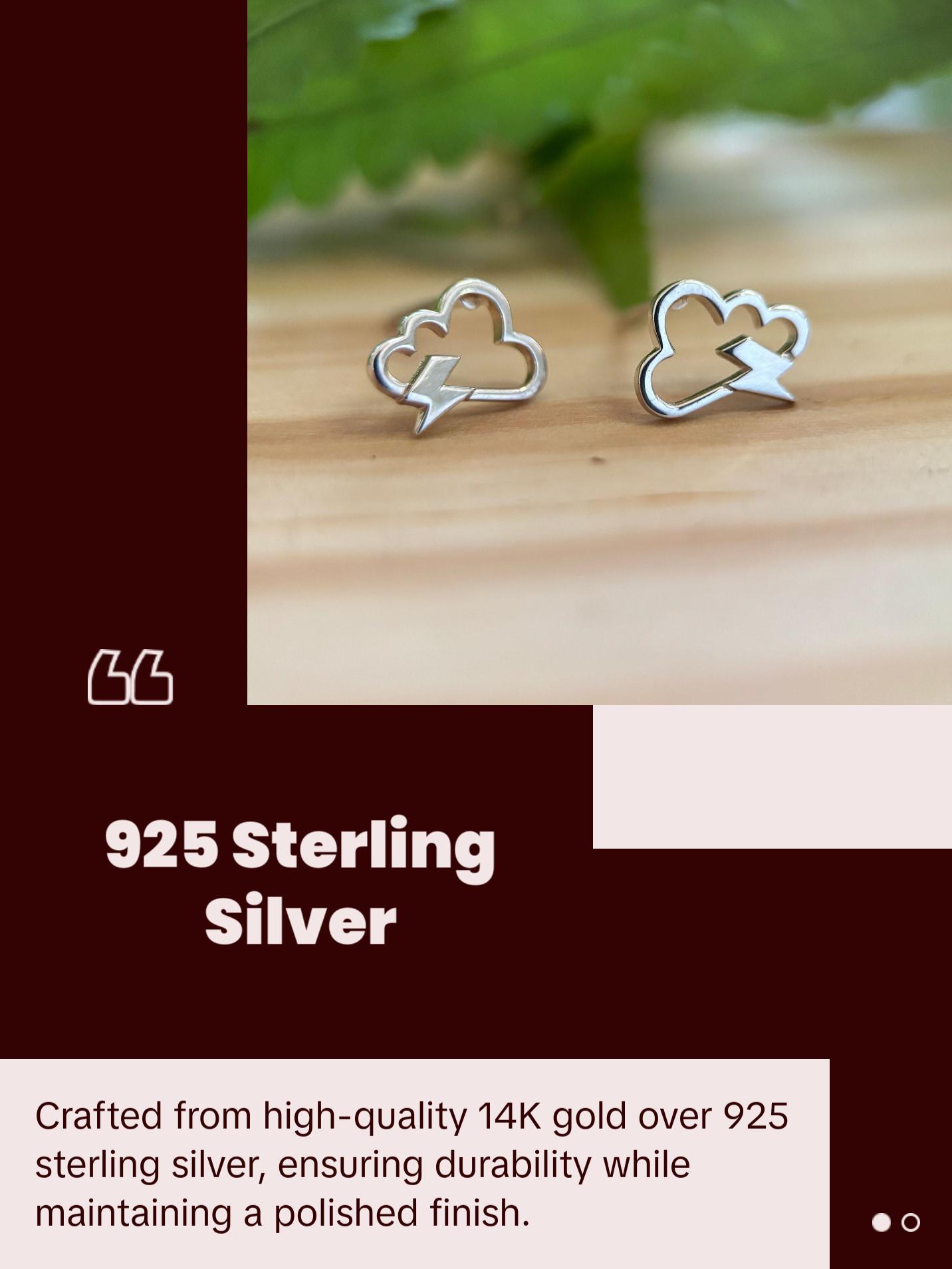 Lightning Cloud Studs