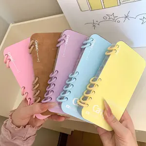 Colorful English Phone Case For iPhone 16 Pro 14 13 15 Pro Max Cover Funny Coil Notebook Shape Cases For Apple 14 11 12 Funda
