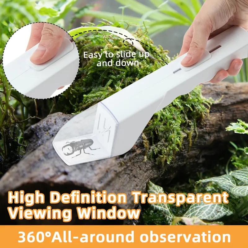 Product Introduction of 1-Pack Handheld Insect Trap Releaser, Portable Insect Catcher, Quick Release, Pest Control Tool for Home and Garden, No Batteries Required 4