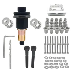 Rivet Nut Tool,Hand Nuts Riveter Installation Tool Set,Rivet Nuts Tools Kit with a Drill Bit & Rivet Nuts and Flat  Screw (M6-Rivet Nut Kit)