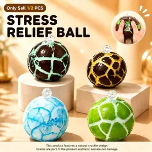 Crispy and soft, chocolate-shaped malleable stress-relieving balls, Sensory stress reliever, combining fingertip stress relief and sensory stimulation, food-shaped toys for anxiety relief, Stress Relief Tool