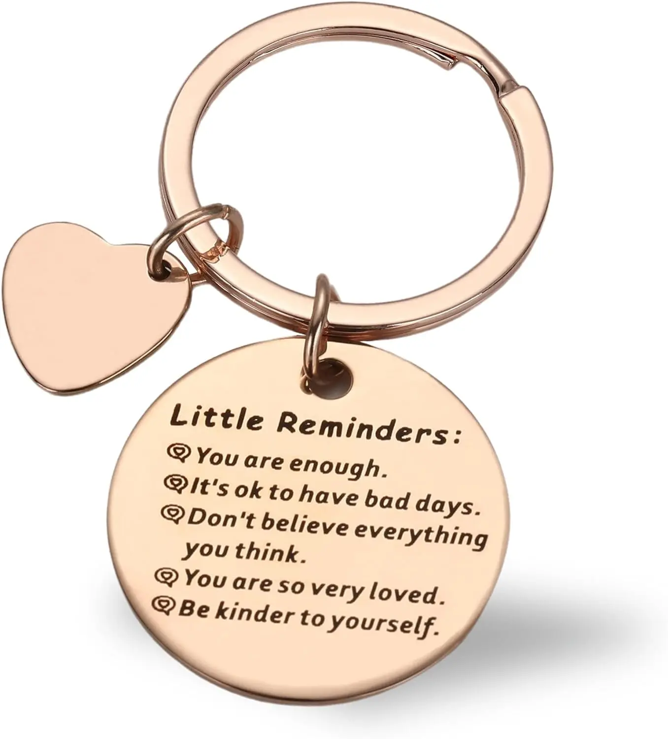 Inspirational Keychain for Women, Motivational Gifts, Positive Affirmation Keyring, Uplifting Positive Gifts, Inspirational Gifts for Women with Encouraging Quotes
