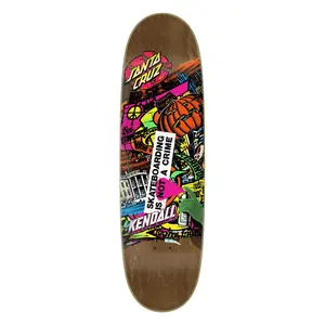 Santa Cruz Kendall Street Art Collage VX 9" Skateboard Deck