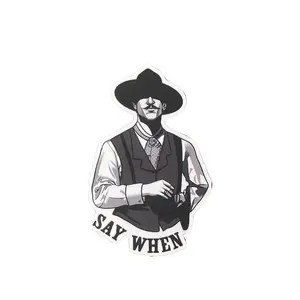 Doc Holliday Die-Cut Vinyl Matte Finish Sticker