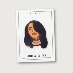 Aaliyah Memorial Enamel Pin