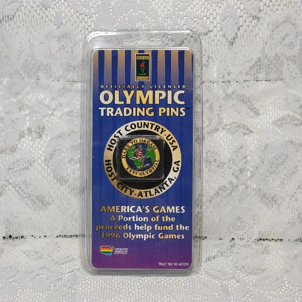 Vintage 1996 Atlanta GA Olympic Games Trading Pins XXVI Olympiad Dare To Dream