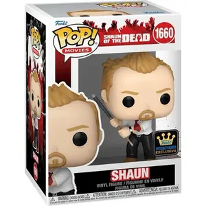 FUNKO POP! Movies: Shaun of the Dead - Shaun (Styles May Vary) (Bloody)  [Collectible Figurine/Statue/Bust] Vinyl figurine/statue