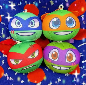 TMNT Teenage mutant ninja turtle manjuu plushie keychain Fabric