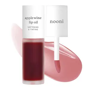 HOT - NOONI Korean Lip Oil - Applewine | Long-Lasting, Moisturizing, Plumping, Revitalizing for Dry Lips, Waterproof, No Peel Off, Hydrating, Stocking Stuffers, Gifts For Women, 0.12 FL Oz