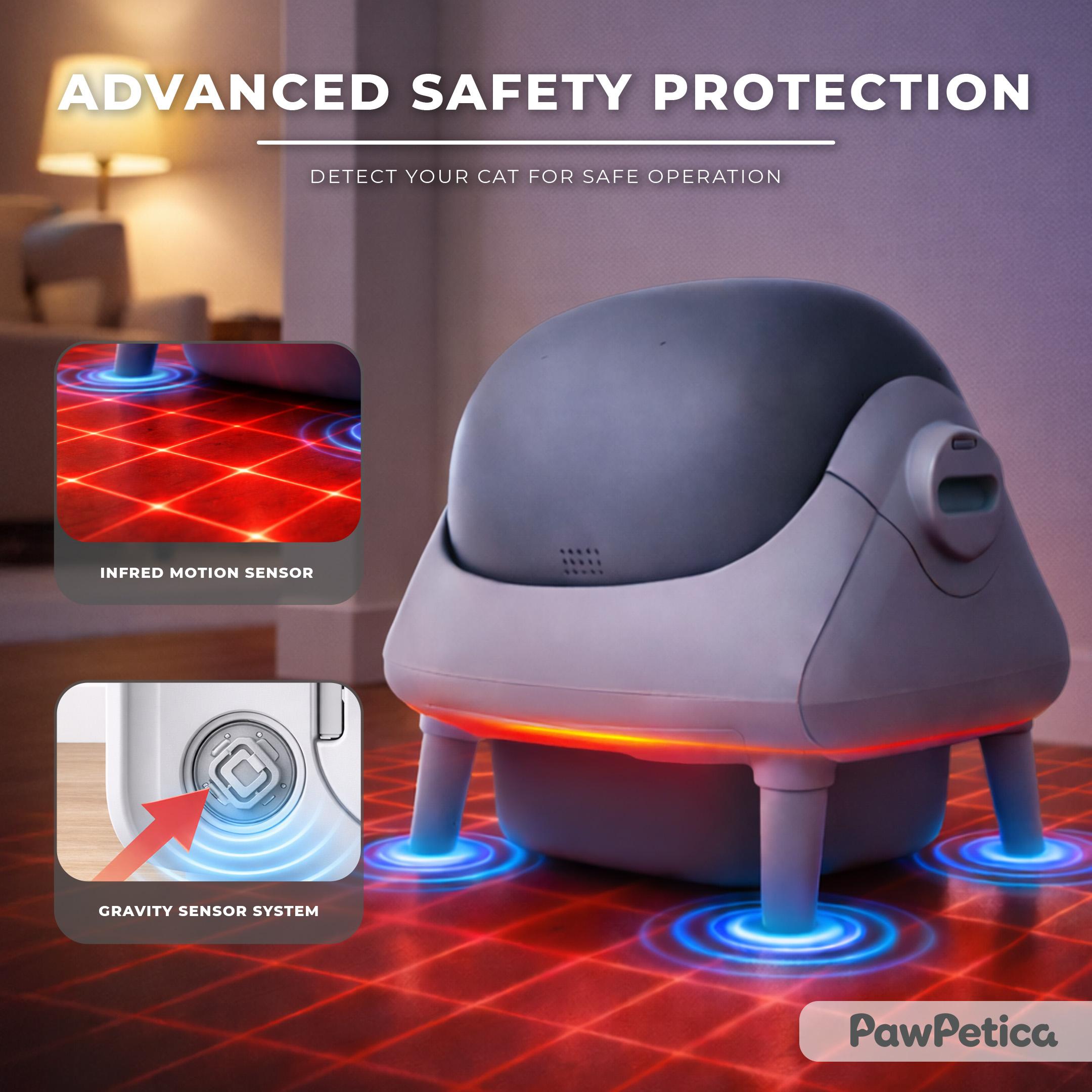 PawPetica Automatic Litter Box – Self-Cleaning, Hands-Free Cleaning, Odor-Free, Designed for Modern Cat Owners PawPetica Automatic Litter Box – Self-Cleaning, Hands-Free Cleaning, Odor-Free, Designed for Modern Cat Owners
