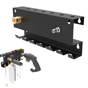 High Pressure Washer Gun Holder, High Pressure Washer Nozzle Tip & Pressure Rod Extension Storage Rack, Multifunctional Tool Accessories