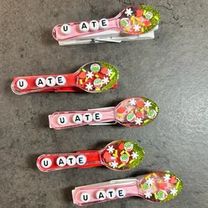 Cute Christmas U Ate Sports Clips & cheer pins! Perfect for clipping and pinning backpacks at gymnastics or cheer competition, softball or soccer game, volleyball or basketball Christmas/ holiday tournament