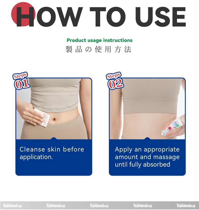 Tummiva Comfort Massage Cream for Digestive Wellness - Plant-Based 30g Natural Herbal Relief for Stomach Pain Bloating Diarrhea & Bowel Noises