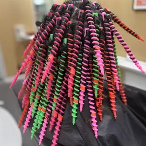 20 spiral curling irons, used for curling and twisting; ionic styling curling iron, suitable for DIY hairstyling, curling tool, can add volume and layers, Barrel Curling Irons